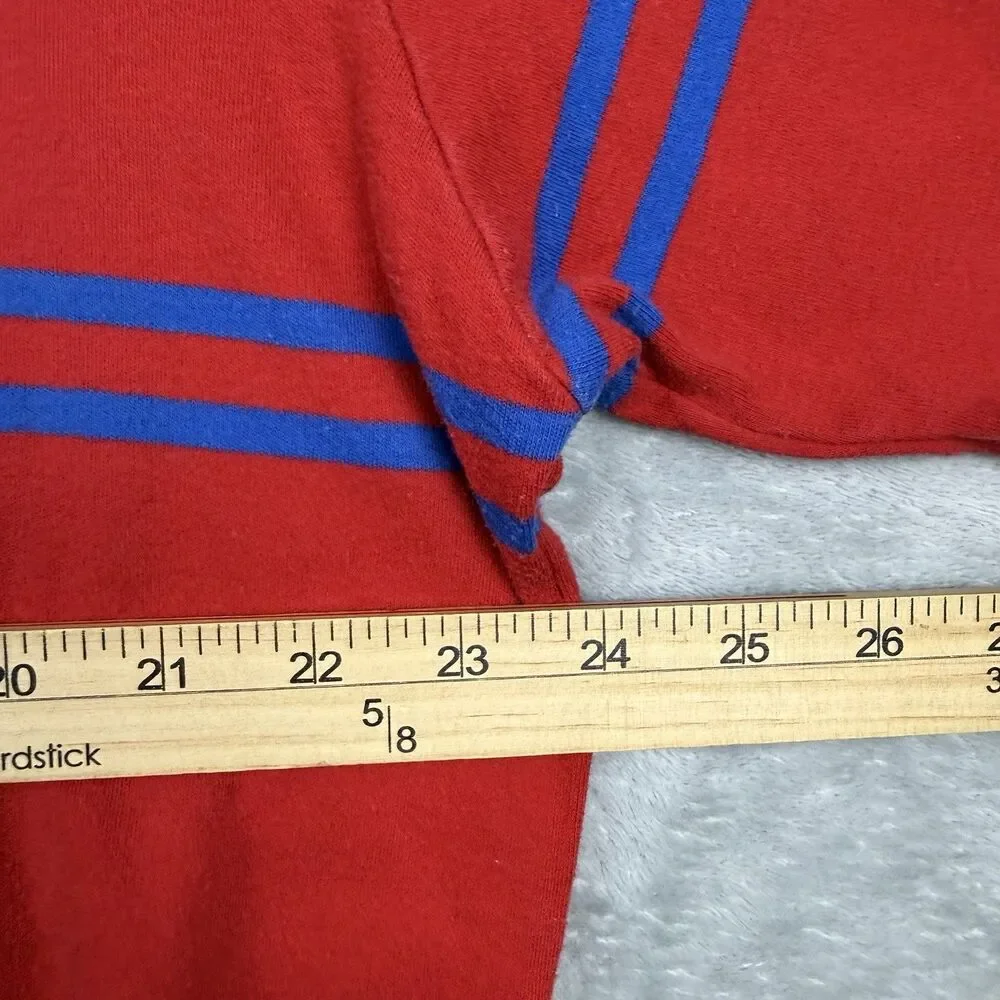 Vintage Polo Ralph Lauren Striped Polo Shirt XL Red Blue Green Pony Long Sleeve